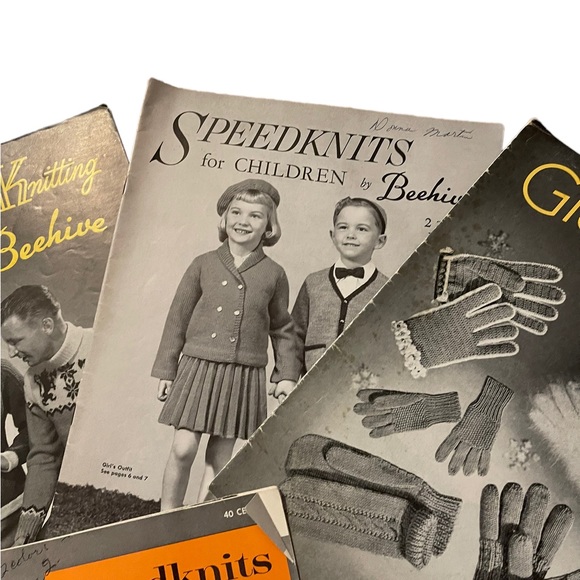 (12) Vintage Beehive knitting book LOT 7 pcs - Picture 7 of 9